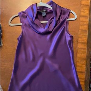 Natorious 100% Silk Purple Tank